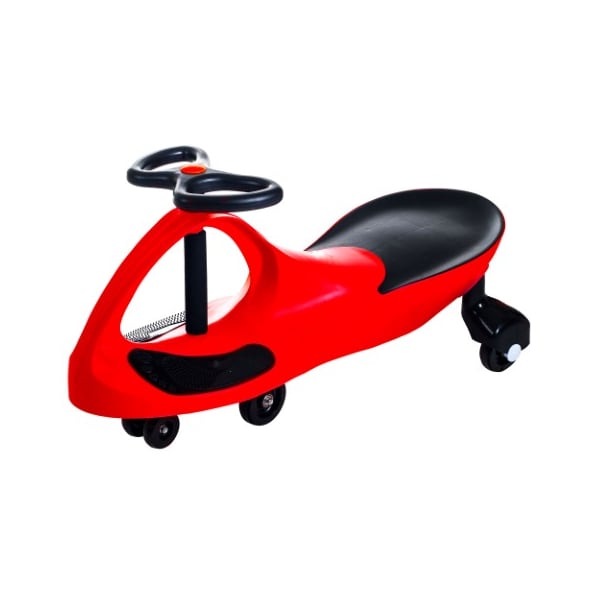 Toy Time Wiggle Car- Ride-On Toy for Kids Ages 3 and Up- Twist and Turn Scooter in Red 698217CVT - main